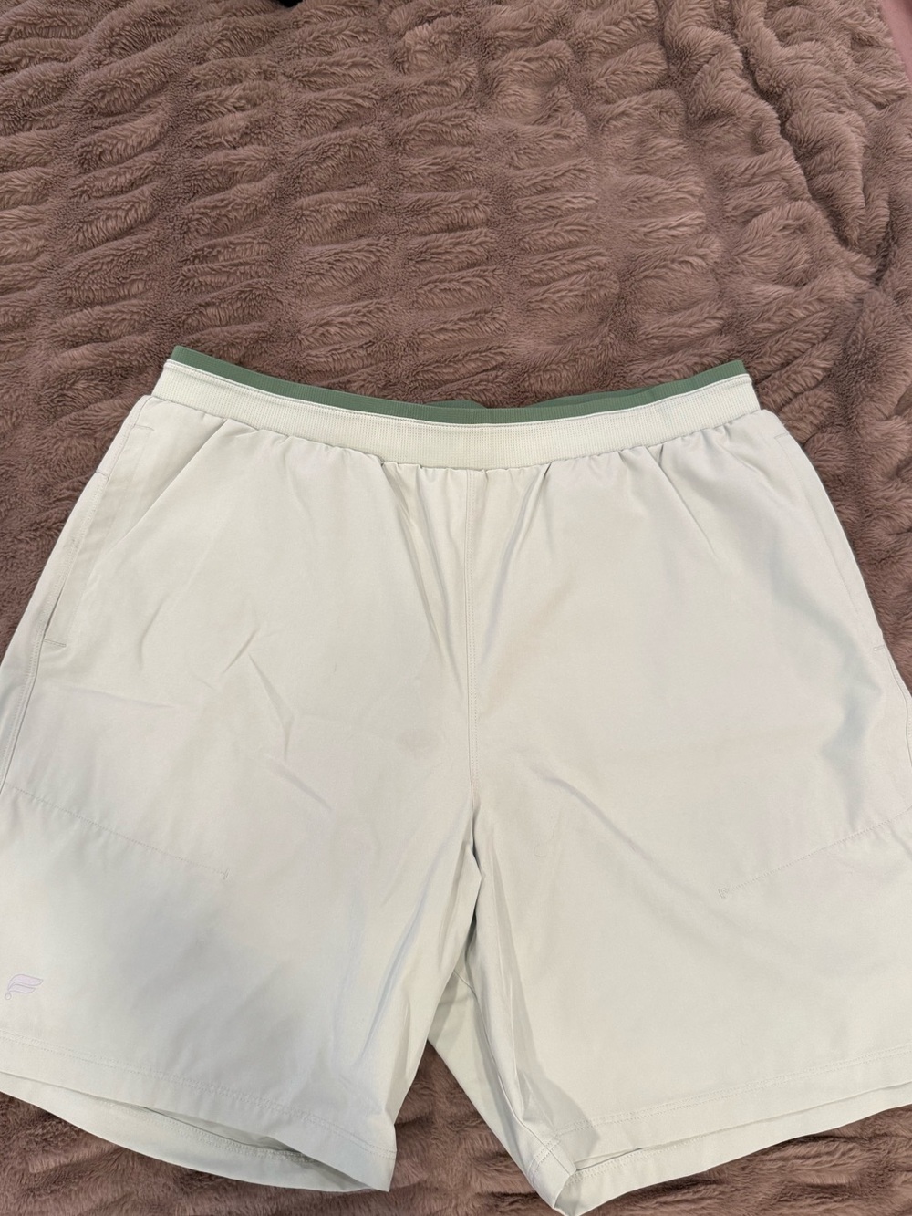 Men's Light Green Performance Shorts Fabletics
